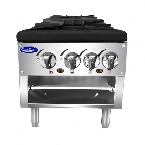 Atosa CookRite ATSP-18-2L 18" Double Low Stock Pot Stove Gas 160K BTU