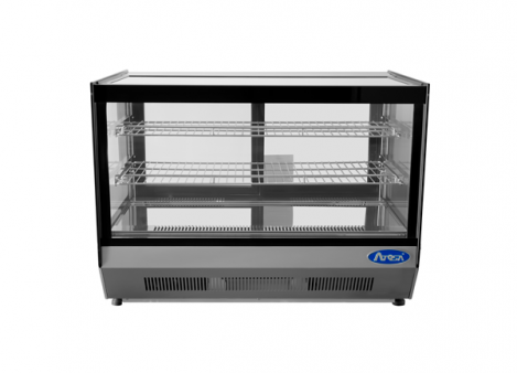 Atosa CRDS-56 35-2/5" Countertop Square Glass Refrigerated Display Case