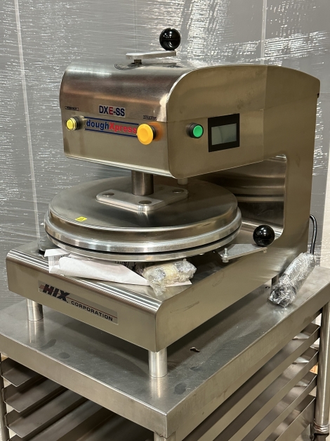 doughXpress pizzaXpress DXE-SS Commercial Electromechanical Pizza Press 120V "New"