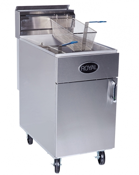 Royal Range of California RFT-75 Gas 75lb. Deep Fat Fryer 152K BTU