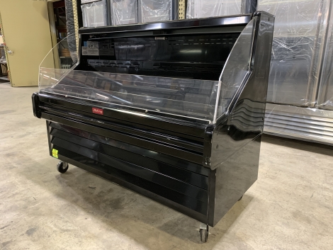 Howard-McCray SC-OS30E-5C-B-LED 63" Open Refrigerated Merchandiser on Casters