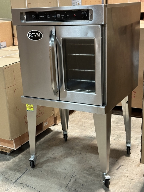 Royal Range of California RECO-1 Electric Convection Oven Single-Deck Standard Depth on Legs 208V 1PH