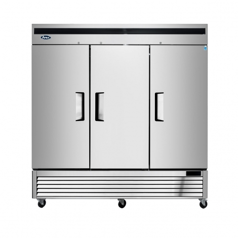 Atosa MBF8504GR 81-9/10" 3 Door Reach-In Freezer