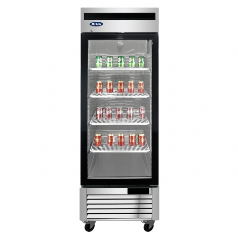 Atosa MCF8701GR 27" 1 Door Glass Reach-In Freezer