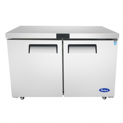 Atosa MGF8406GR 48-1/5" 2 Door Undercounter Freezer