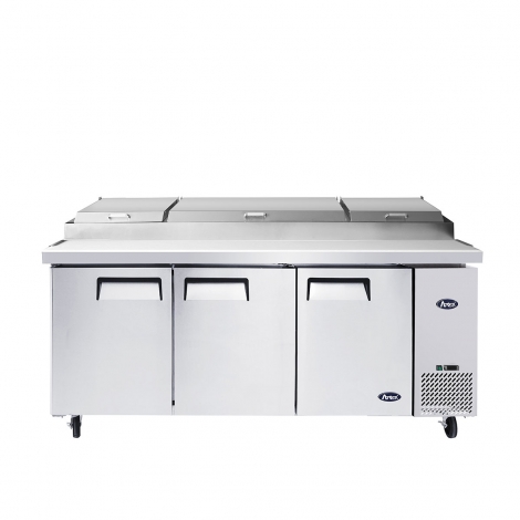 Atosa MPF8203GR 93" 3 Door Pizza Prep Table