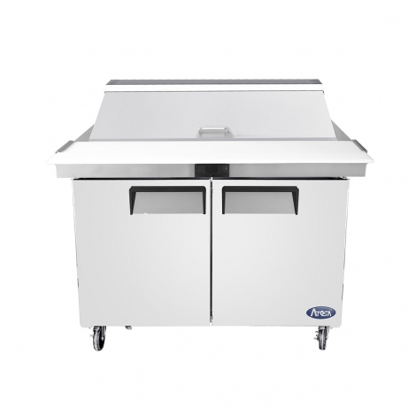 Atosa MSF8306GR 48-1/5" 2 Door Mega Top Sandwich / Salad Prep Table 