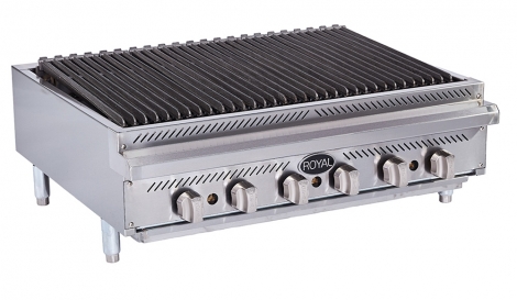 Royal Range of California RRB-36 Gas 36" Countertop Radiant Broiler 90K BTU
