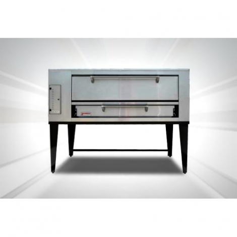 Marsal & Sons SD-1048 SD 4 Pie Series Single Pizza Oven Deck Type Gas (4) 18" Pie Capacity