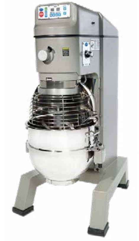 Globe SP62P 60 Quart Planetary Floor Pizza Mixer with Power Bowl Lift 2-Speed 220V
