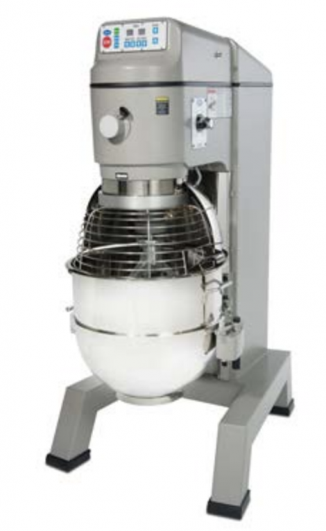 Globe SP80PL 80 Quart Planetary Floor Mixer with Power Bowl Lift 4-Speed 208V