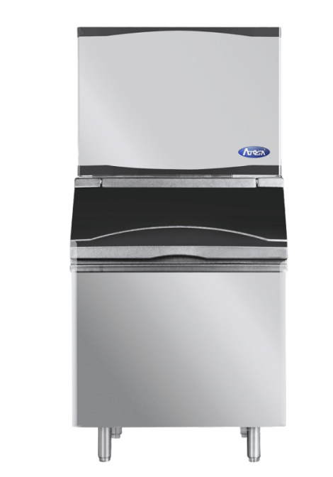 Atosa YR450-AP-161 460lb Cuber Ice Maker w/CYR400P 396lb. Ice Bin w/Water Filter System