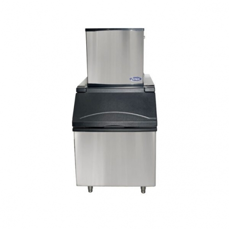Atosa YR450S-AP-161 460lb Cuber Ice Maker w/CYR400P 396lb. Ice Bin w/Water Filter System