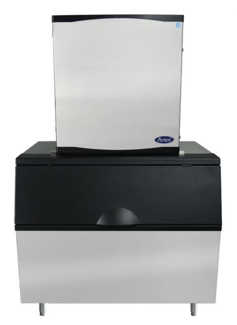 Atosa YR800-AP-261 810lb Cuber Ice Maker w/CYR700P 700lb. Ice Bin w/Water Filter System