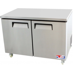 US Refrigeration USRUC-48F 47-2/5" 2 Door Undercounter Freezer
