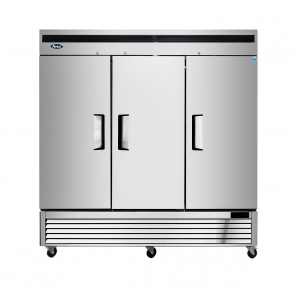 Atosa MBF8508GR 81-9/10" 3 Door Reach-In Refrigerator