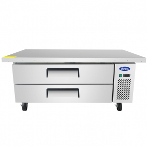 Atosa MGF8452GR 60-1/2" Extended Top Two Drawer Refrigerated Chef Base / Equipment Stand