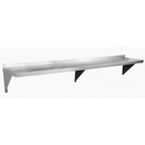 US Stainless USWS-1448-416 14"x48" Stainless Steel Wall Mount Overshelf